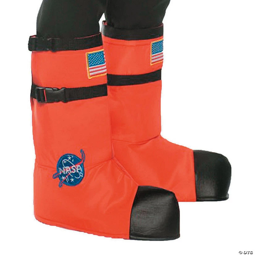 Cheap 😍 Adult’s Astronaut Boot Covers - Orange 🎁