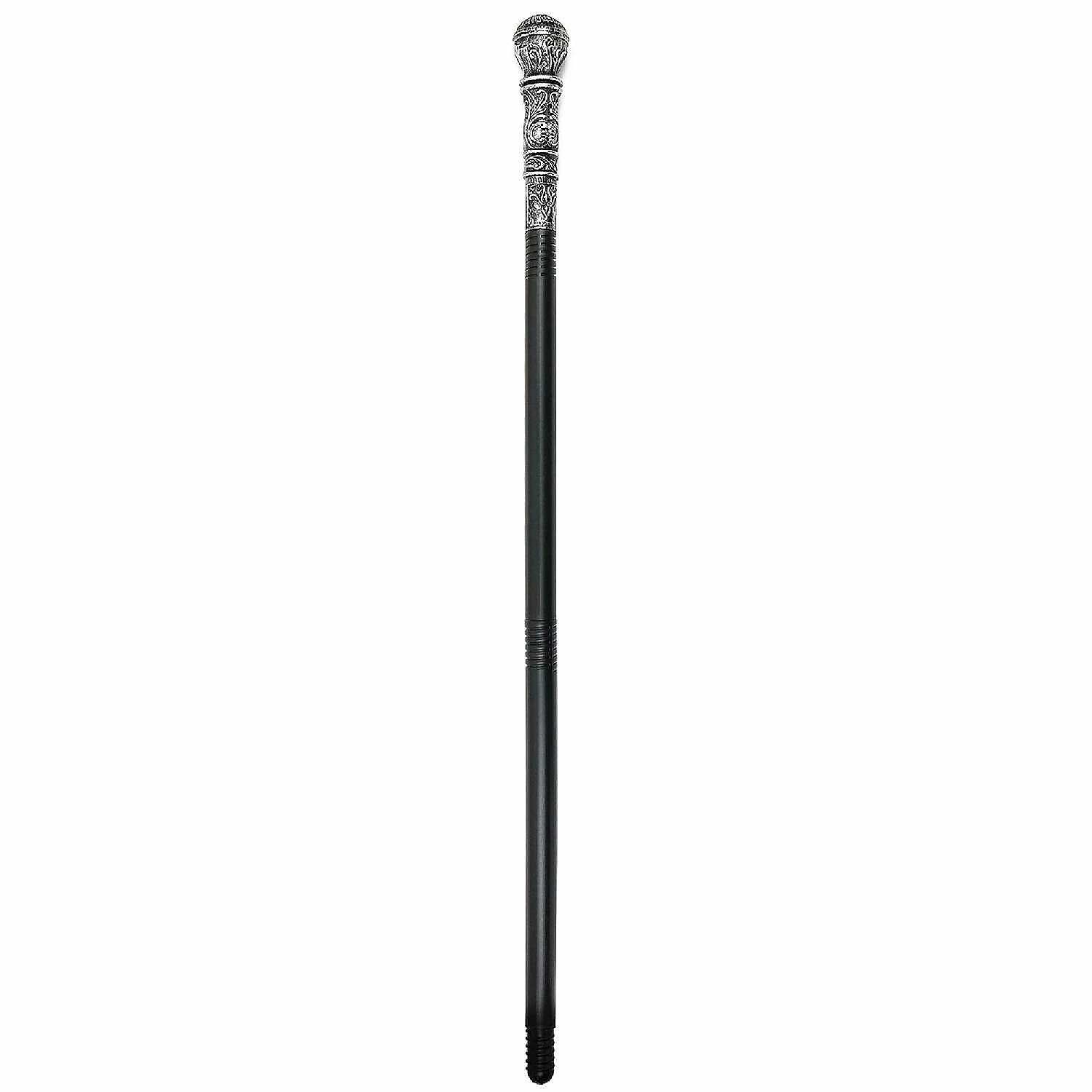 Hot Sale ๐คฉ Antique Silver Walking Cane - Elegant Vintage Prop Stick ๐ Dress Canes Costume Accessories for Adults and Kids ๐ - Image 2