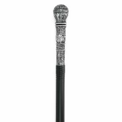 Hot Sale 🤩 Antique Silver Walking Cane - Elegant Vintage Prop Stick 👗 Dress Canes Costume Accessories for Adults and Kids 😍