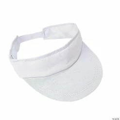 Best Pirce 🥰 Bulk DIY White Cotton Visors - 48 Pc. 💯