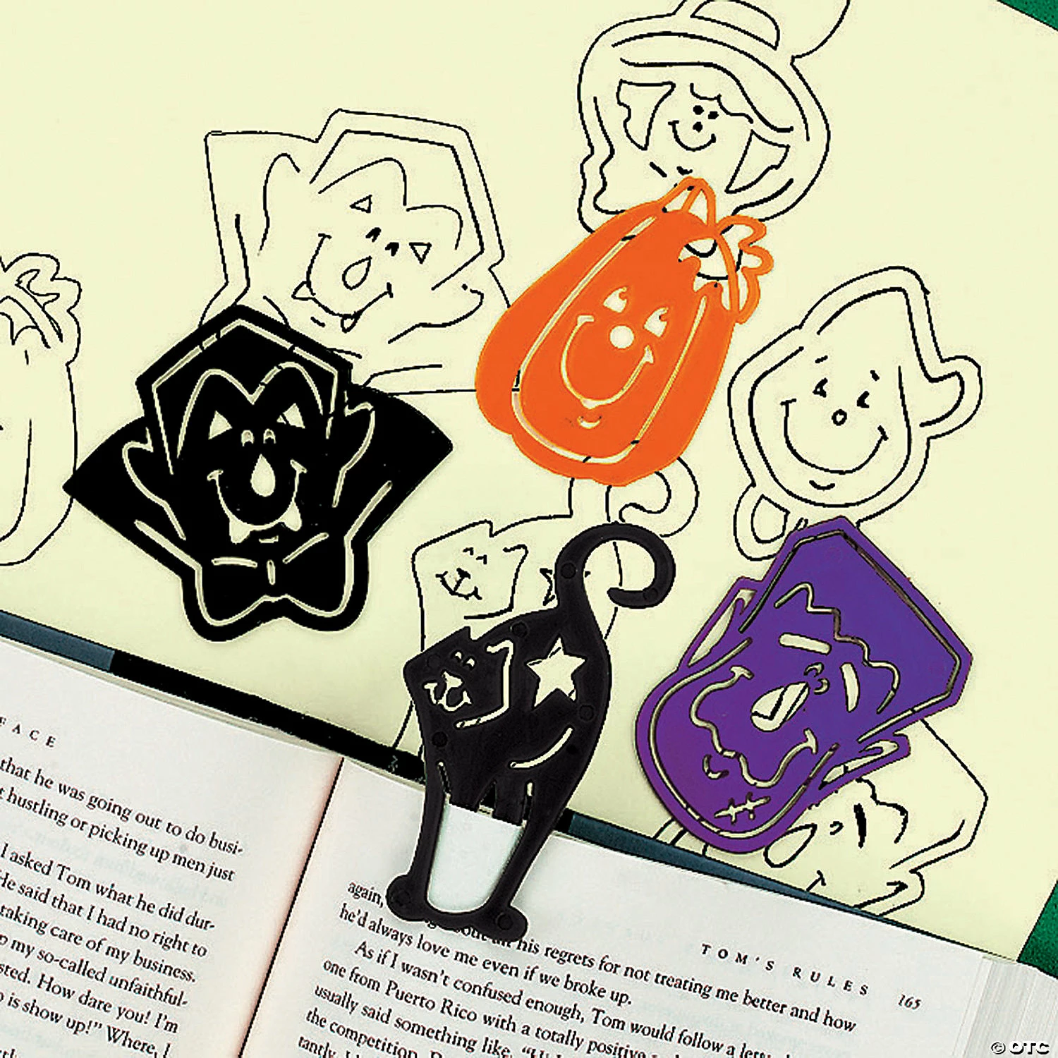 Wholesale ⭐ Bulk 🦇 Halloween Character Stencil Bookmarks - 144 Pc. 😍 - Image 3