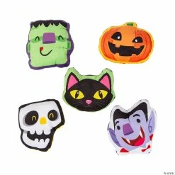 New 🎉 Bulk 🎃 Halloween Stuffed Flat Character Assortment - 50 Pc. ⌛