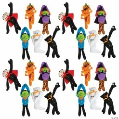 New 😍 Bulk Long Arm 🧛 Halloween Stuffed Characters - 72 Pc. ⭐