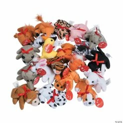 Wholesale ✔️ Bulk Mini Gift Exchange Stuffed Animal Assortment - 50 Pc. 🥰