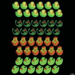 Coupon ✨ Bulk Mini Glow-in-the-Dark 💀 Halloween Rubber Ducks - 120 Pc. 🌟