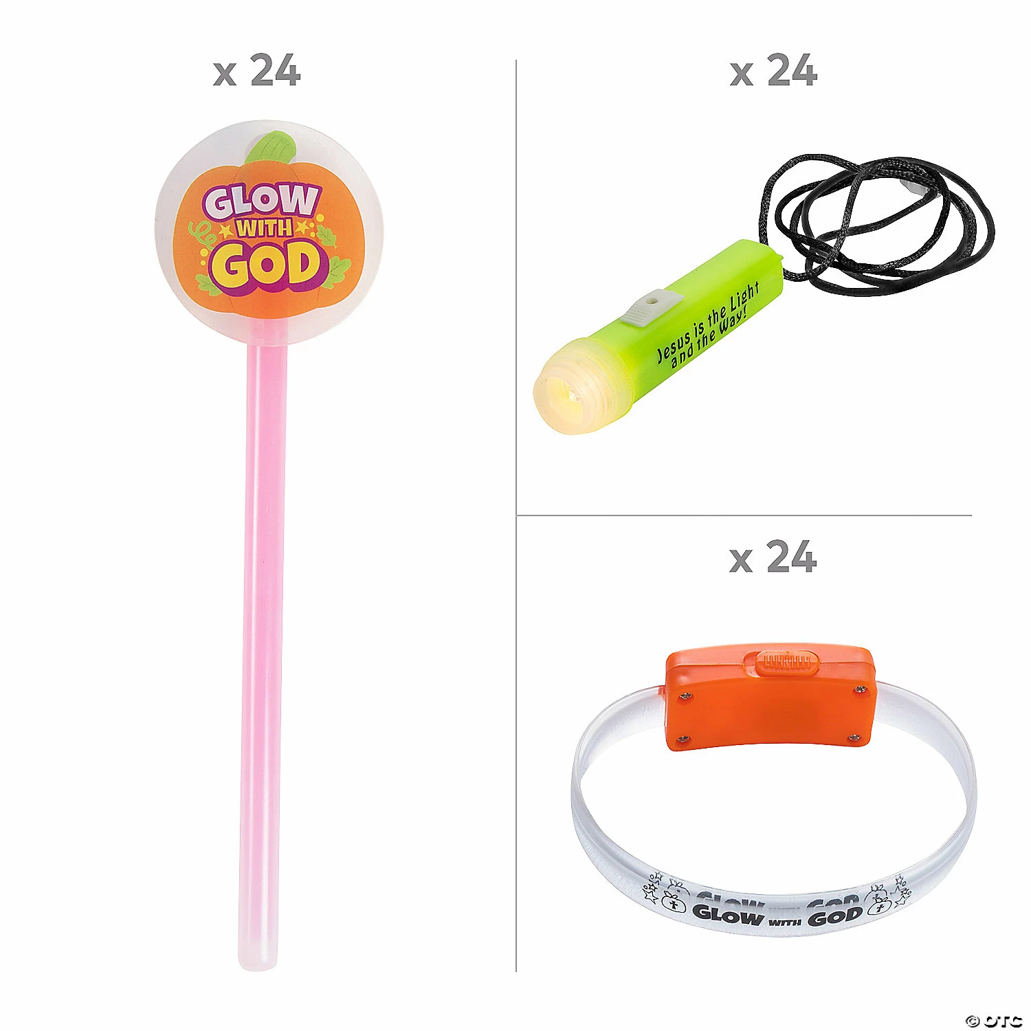Top 10 π Christian Pumpkin Light-Up Assortment Kit β 72 Pc. π - Image 2