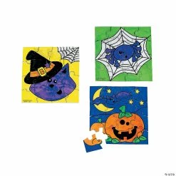 Best Pirce 🥰 Color Your Own 🧛 Halloween Friends Mini Puzzles - Set of 50 🧨