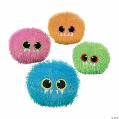 Promo ✨ Colorful Stuffed Hairball Characters - 12 Pc. 😀