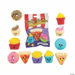 Budget 🥰 Cutie Foods Scented Squishies Blind Bags - 12 Pc. 😉