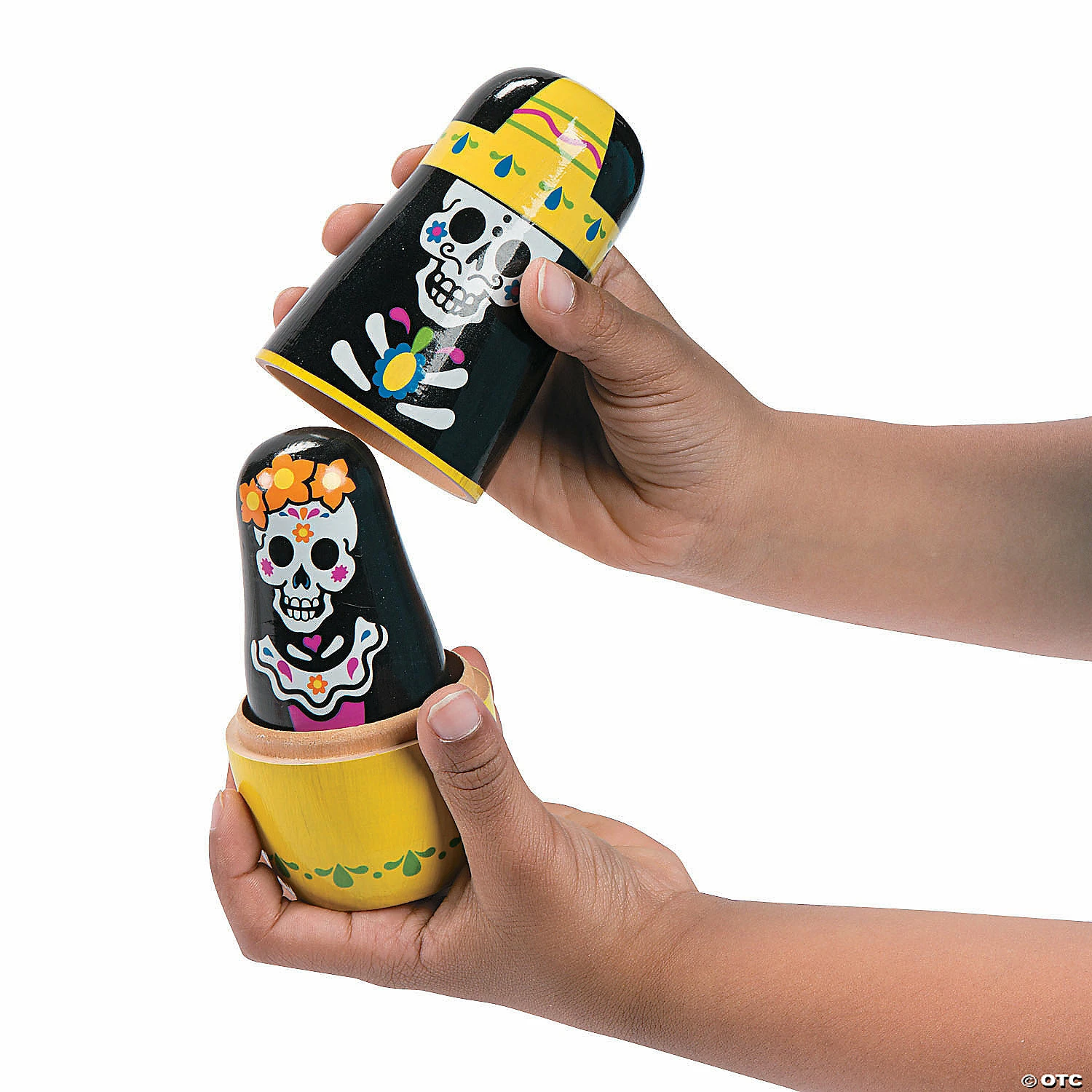 Promo 😀 Day of the Dead Nesting Dolls - 5 Pc. 🎉 - Image 2