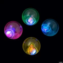 Wholesale 🔔 Flashing Bouncy Ball Assortment - 12 Pc. 🔥