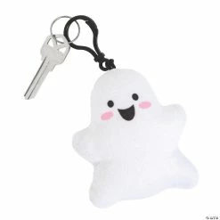 New 🎁 Ghost Plush 🎒 Backpack Clip Keychains - 12 Pc. 👍