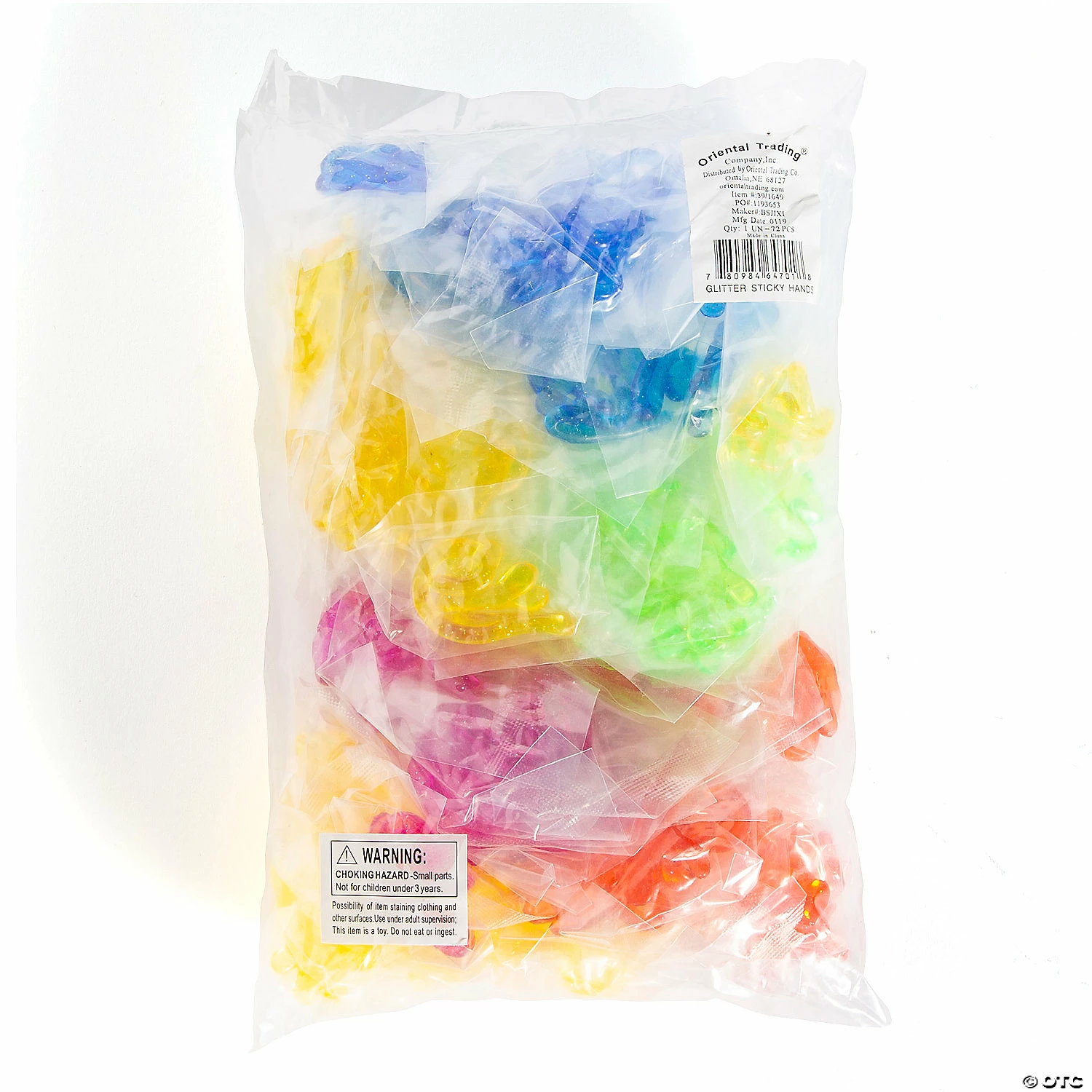 Discount 🧨 Glitter Sticky Hands - 72 Pc. ⭐ - Image 3