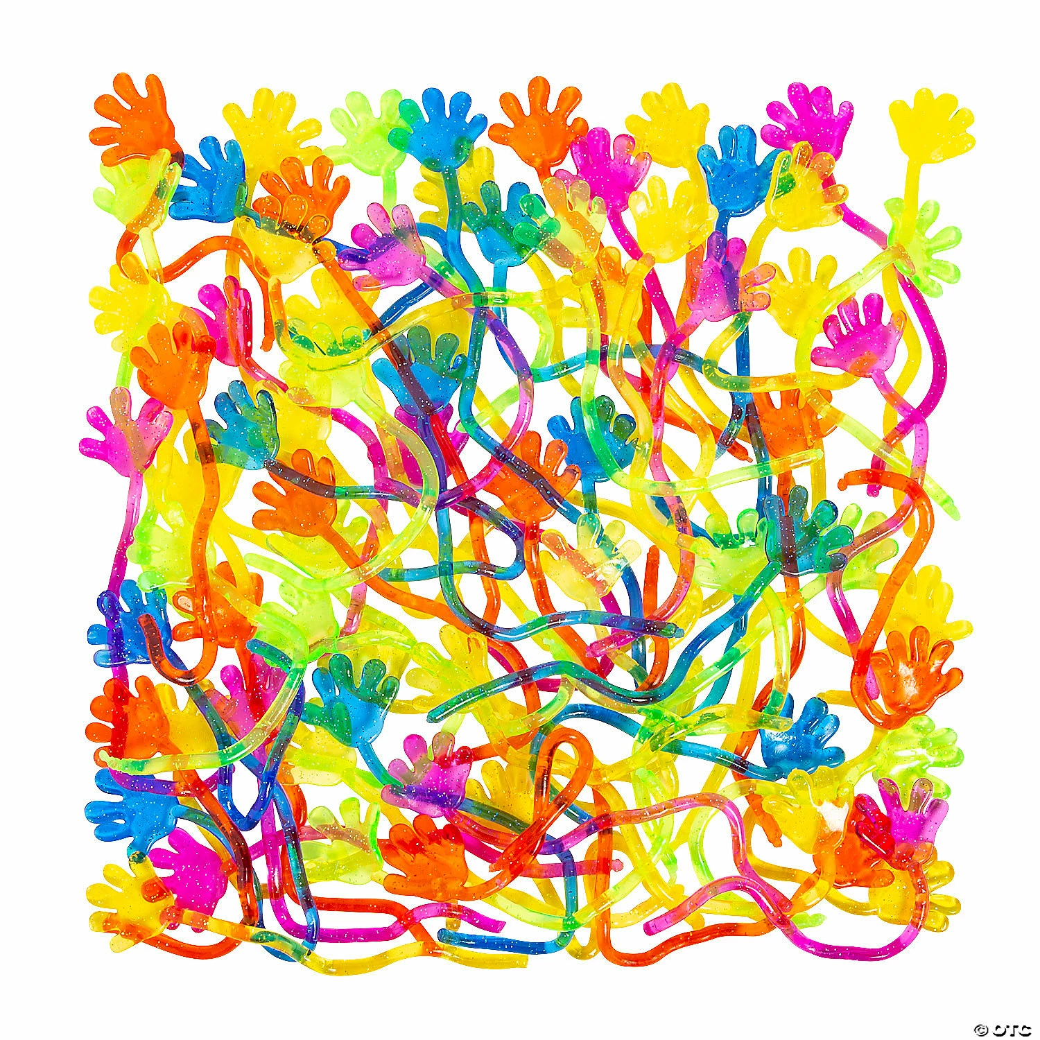 Discount 🧨 Glitter Sticky Hands - 72 Pc. ⭐
