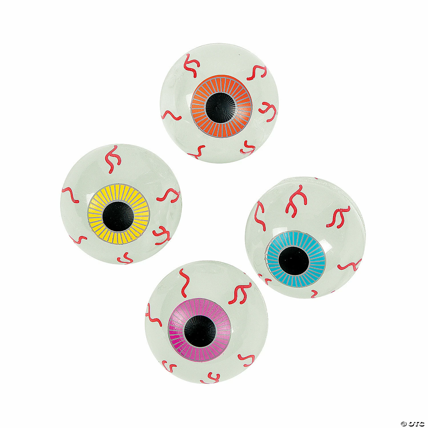 Outlet 🤩 Glow-in-the-Dark Eyeball Slime - 12 Pc. ⌛ - Image 2