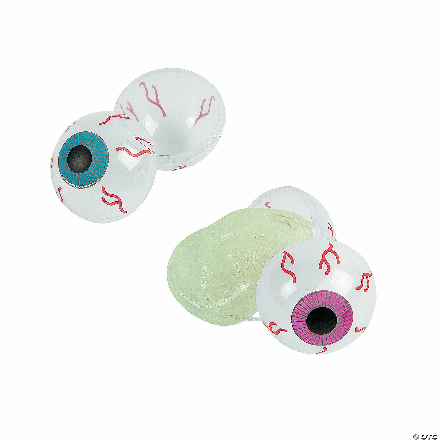 Outlet 🤩 Glow-in-the-Dark Eyeball Slime - 12 Pc. ⌛ - Image 3