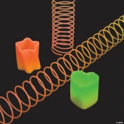 Best Sale 😍 Glow-in-the-Dark Mini Rainbow Magic Springs - 12 Pc. ✔️