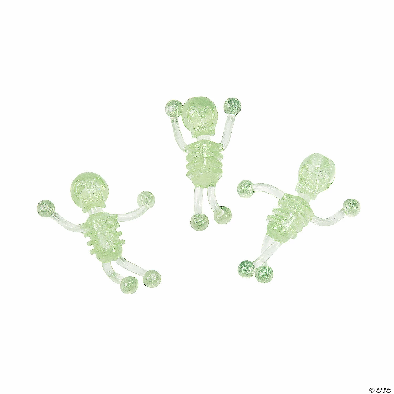Hot Sale 🧨 Glow-in-the-Dark Mini Sticky Tumbling Skeletons - 48 Pc. 💯 - Image 2