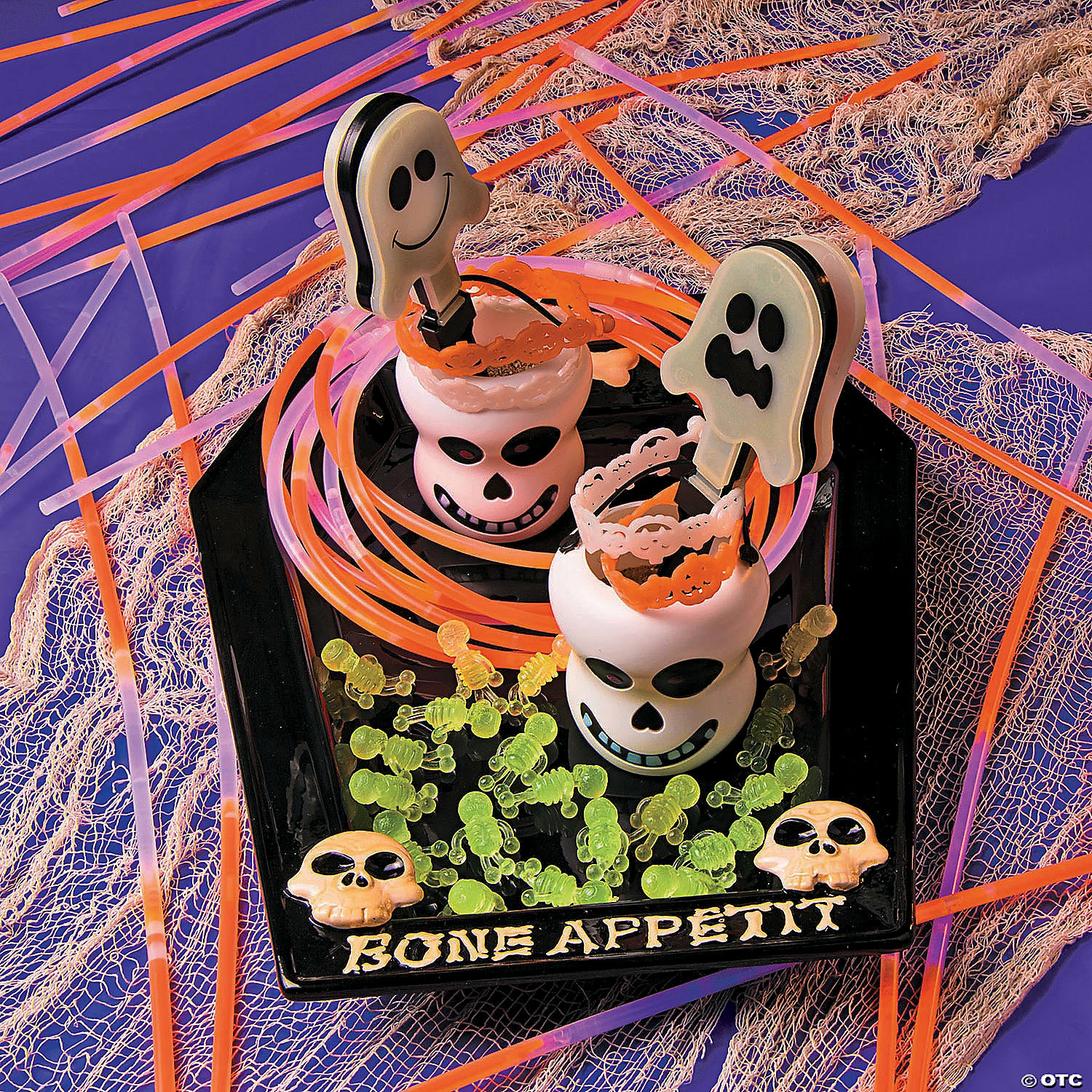 Hot Sale 🧨 Glow-in-the-Dark Mini Sticky Tumbling Skeletons - 48 Pc. 💯 - Image 3