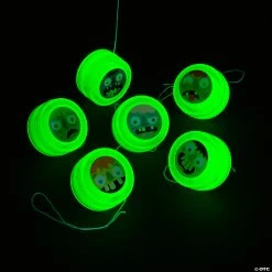 Promo ✔️ Glow-in-the-Dark Mini Zombie YoYos - 48 Pc. ❤️