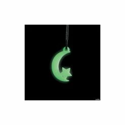 Best Pirce 😀 Glow-in-the-Dark Moon & Star Necklaces - 48 Pc. 🎉