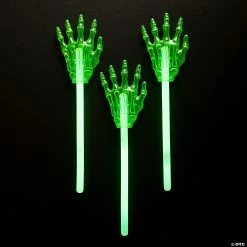 Wholesale 😉 Glow Skeleton Hand Wands - 12 Pc. 💯