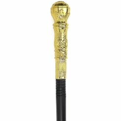 Best reviews of ✨ Gold Costume Walking Cane Elegant Prop Stick 👗 Dress Canes Costume Accessories for Adults and Kids 🎉