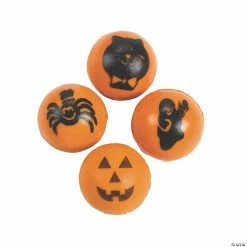 Best Sale ❤️ Halloween Bouncy Ball Assortment - 48 Pc. 🛒