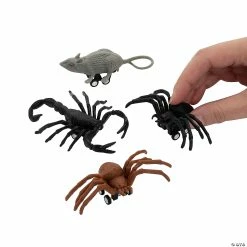 Best reviews of ❤️ Halloween Creepy Creatures Pull-Back Toys - 12 Pc. 😀