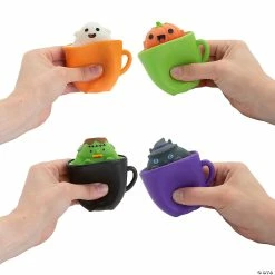 Buy 👍 Halloween Cup Characters Squeeze Toys - 12 Pc. 👍