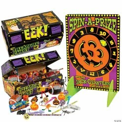 Coupon 🔔 Halloween Game Wheel & Prize Kit - 101 Pc. 👍
