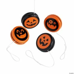 Hot Sale 😍 Halloween Jack-O’-Lantern YoYos - 12 Pc. 🛒