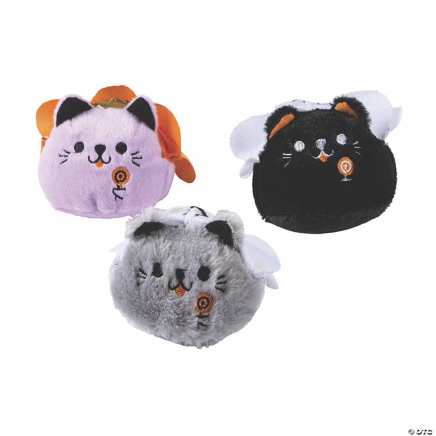 Brand new 😀 Halloween Silly Stuffed Cats in Ghost Costumes - 12 Pc. 🎉 - Image 2
