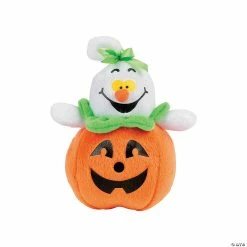 New 🛒 Halloween Stuffed Ghosts in Jack-O’-Lanterns - 12 Pc. ⭐