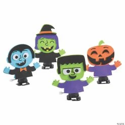 Cheap ⌛ Halloween Wind-Up Monster Toy Craft Kit - Makes 12 🥰
