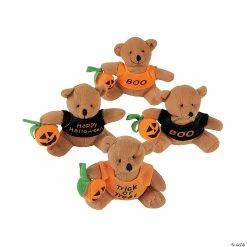Deals ✨ Haloween Stuffed Bears with T-Shirt - 12 Pc. ⌛
