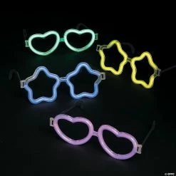 Discount 😍 Heart & Star Glow Glasses - 12 Pc. 🔔