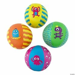 Wholesale 👏 Inflatable 11" Monster Medium Beach Balls - 12 Pc. 🔔