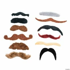 Best reviews of 😍 Large Self-Adhesive Mustache Assortment- 12 Pc. 🎁
