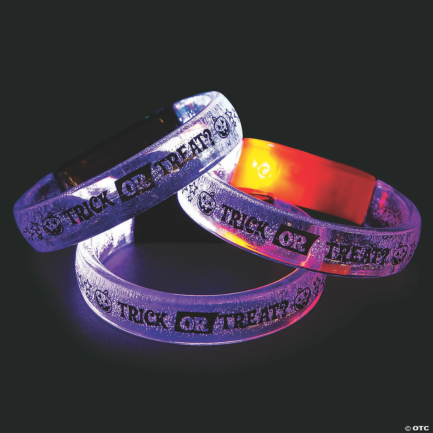 New βοΈ LED Light-Up π Halloween Bracelets - 12 Pc. π₯°