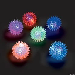 Flash Sale 👏 Light-Up Mini Spike Ball Assortment - 12 Pc. ✨