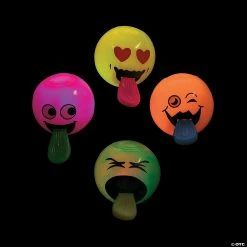 Top 10 ⭐ Light-Up Pop-Out Tongue Bouncy Balls - 12 Pc. ❤️