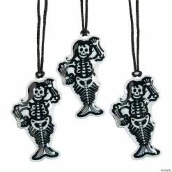 Buy ❤️ Light-Up Skeleton Mermaid Necklaces- 12 Pc. ❤️