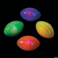 Outlet 😉 Light-Up Spike Football Assortment - 12 Pc. 😀