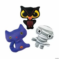 Wholesale 🎁 Mini 🦇 Halloween Stuffed Pillow Character Assortment - 12 Pc. ⌛