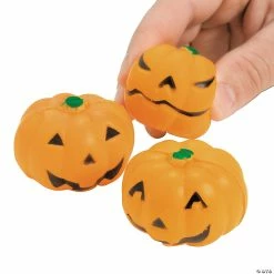 Hot Sale 🔥 Mini Squeeze Jack-O’-Lantern Stress Toys - 24 Pc. 😀