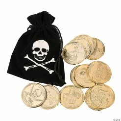 Brand new 😀 Pirate Bags with Gold Coins - 12 Pc. 😍