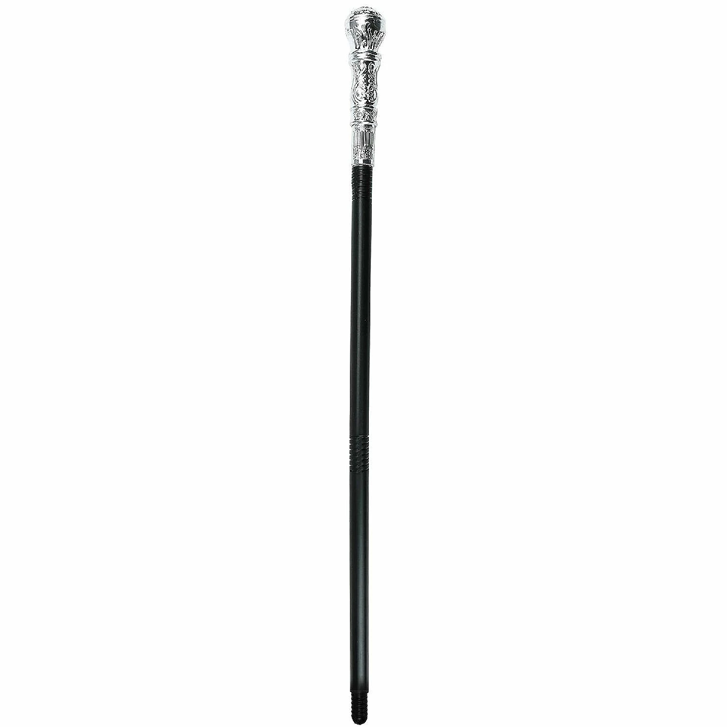 Best Pirce 👏 Silver Costume Walking Cane Elegant Prop Stick 👗 Dress Canes Costume Accessories for Adults and Kids 👍 - Image 2