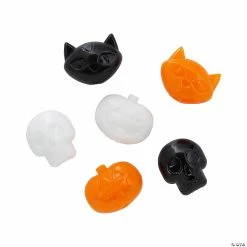 Deals 🧨 Sticky 💀 Halloween Jack-O'-Lantern, Cat, Skeleton Characters - 72 Pc. 🧨