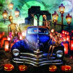 Buy 👏 Sunsout The Old Plymouth on 🎃 Halloween 1000 pc Jigsaw Puzzle ❤️